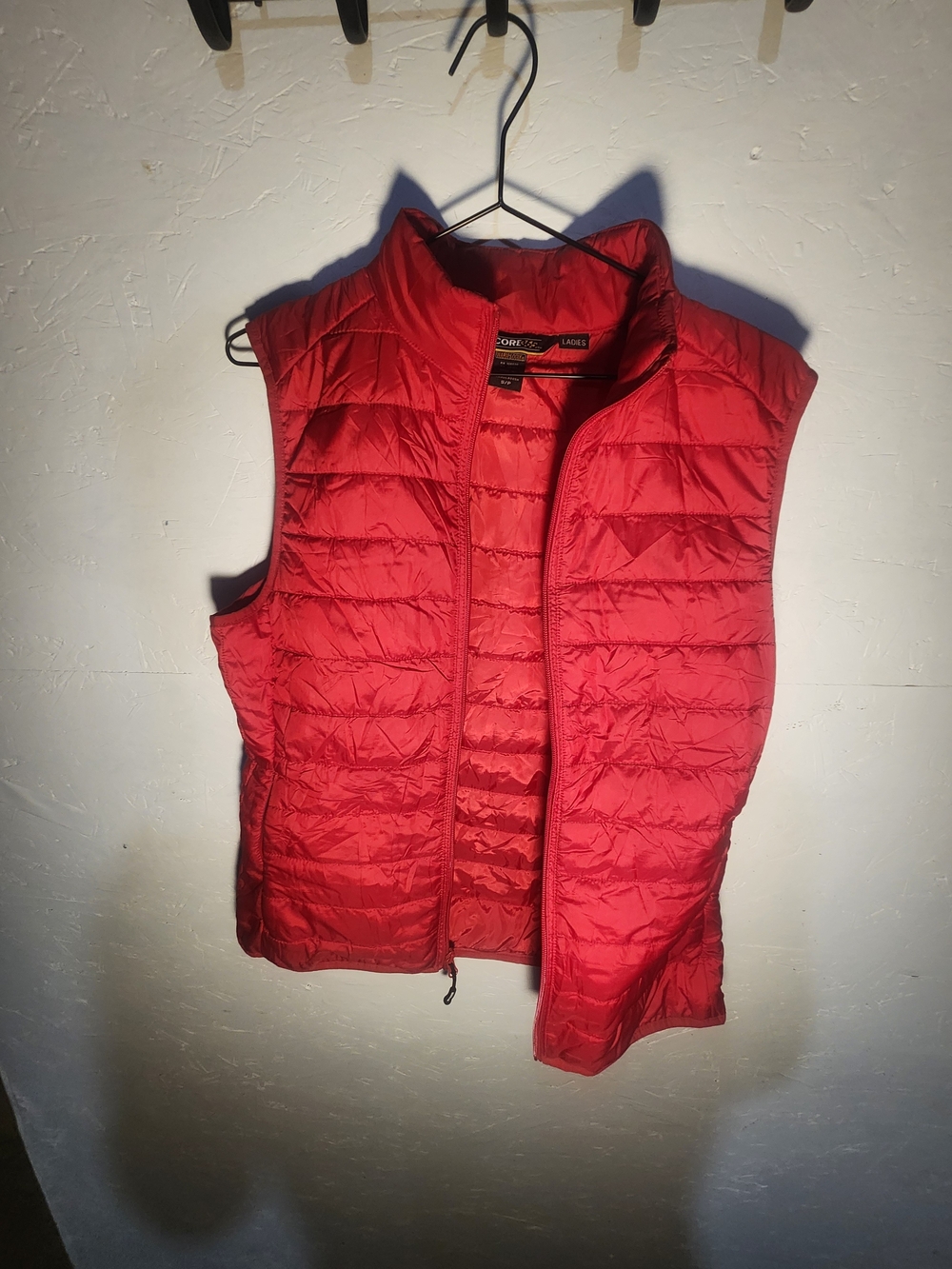 CORE 365 Red Packable Lightweight Puffer Vest Warm-Logic | S